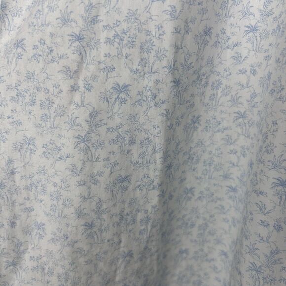 Steve and Barry’s Mens Size XXL White Blue Hawaiian Short Sleeve Button Up - Picture 4 of 5